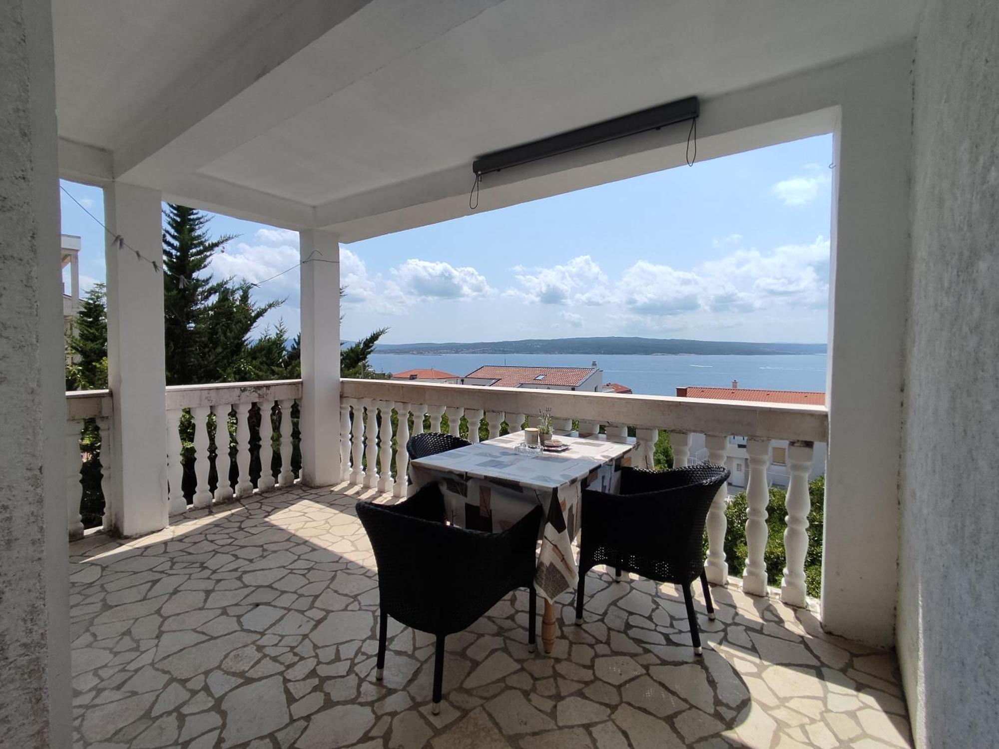 Panorama View Close Sandy Beach 100M To Talasoterapija, Crikvenica Eksteriør billede