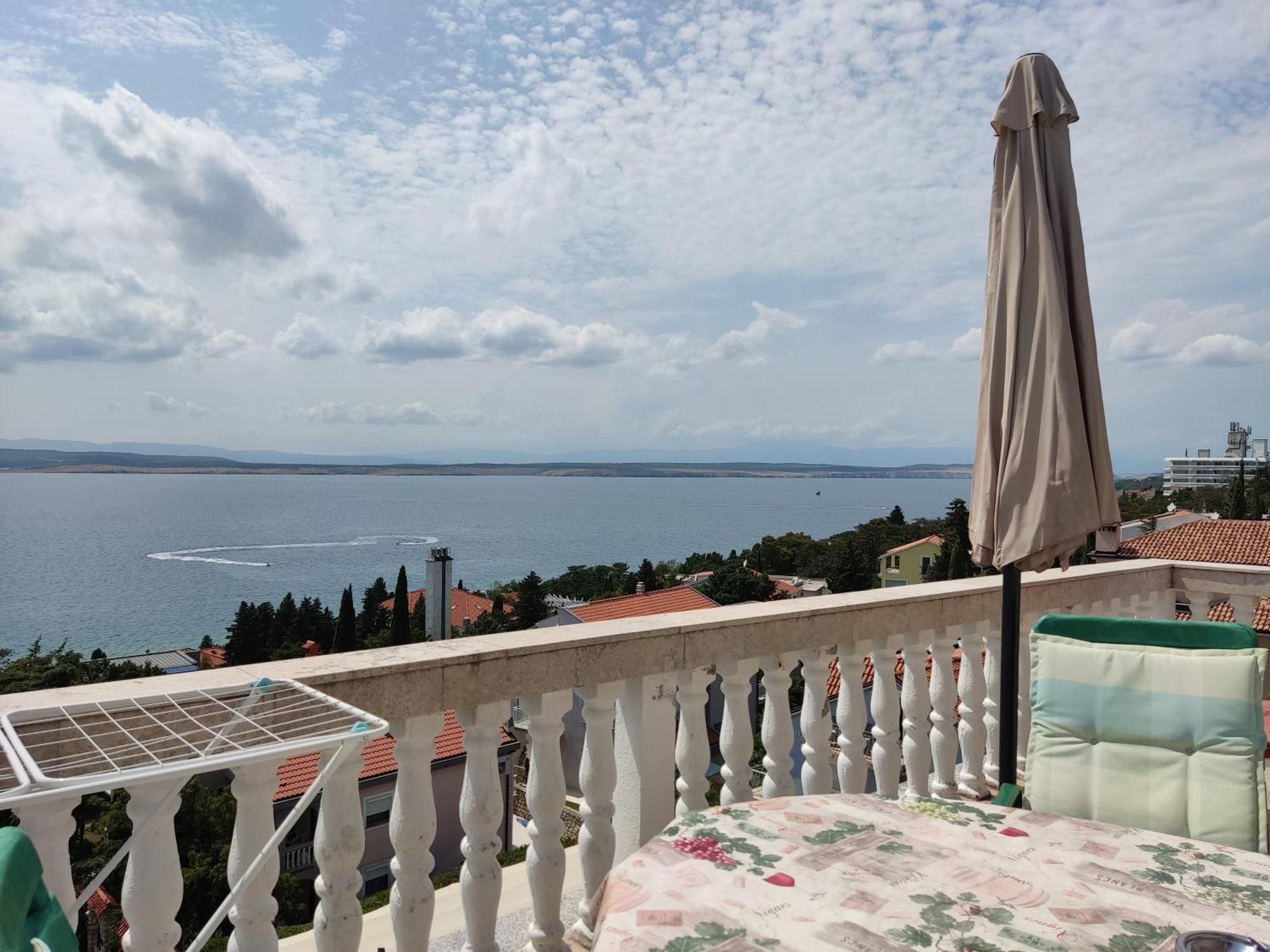 Panorama View Close Sandy Beach 100M To Talasoterapija, Crikvenica Eksteriør billede