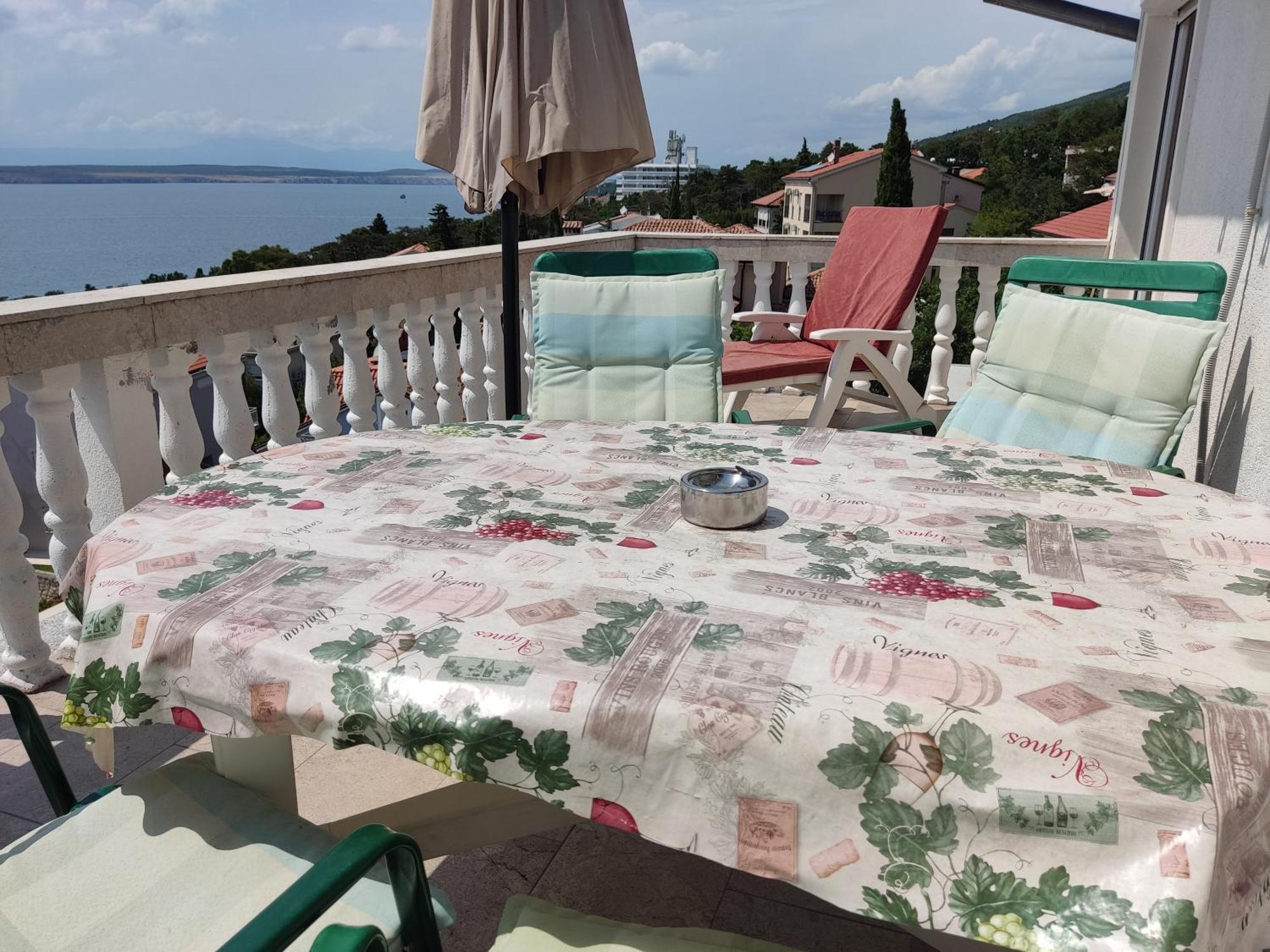 Panorama View Close Sandy Beach 100M To Talasoterapija, Crikvenica Eksteriør billede