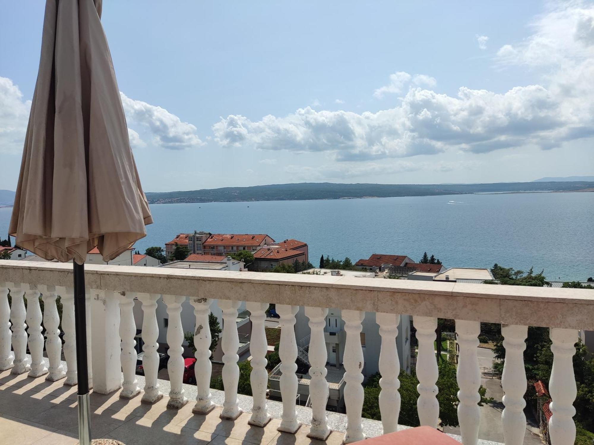 Panorama View Close Sandy Beach 100M To Talasoterapija, Crikvenica Eksteriør billede